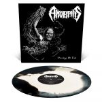 Amorphis : Privilege of Evil LP, black and white galaxy merge vinyl