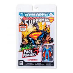 DC Comics Superman Rebirth Comic + Superman 7cm Figuuri ja sarjakuva (englanninkielinen)