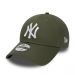 New Era - New York Yankees League Essential 9forty vihreä Lippis, säädettävä