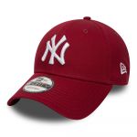 New Era - New York Yankees League Essential 9forty punainen Lippis, säädettävä