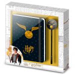 Harry Potter Wings/Golden Snitch Kirjoitusetti (vihko ja kynä)