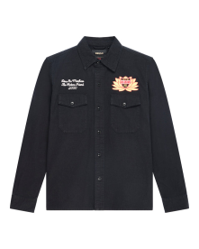 Deus Ex Machina Sacred Chest black Kauluspaita