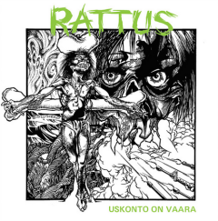 Rattus : Uskonto on vaara LP, transparent lime green vinyl