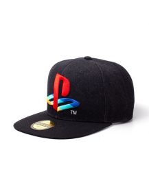 PlayStation Logo Denim Snapback Lippis