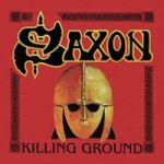 Saxon : Killing Ground LP, red and silver marbled vinyl