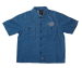 Dickies X Harley Davidson Chambray Work Shirt blue chambray Kauluspaita