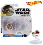 Hot Wheels Star Wars The Mandalorian The Child Hover Pram Starship (Baby Yoda) Figuuri autossa