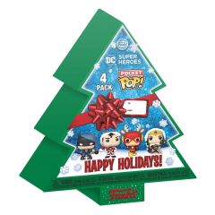 Pocket POP!: DC Super Heroes - Happy Holiday! 4-Pack
