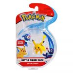 Pokemon Battle Figure Pikachu & Popplio 5cm Figuurit 2kpl