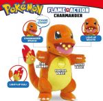 Pokemon Charmander Flame Action Pehmolelu