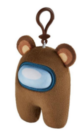 Among Us Clip On S2 13cm Pehmolelu Avaimenperä, ruskea