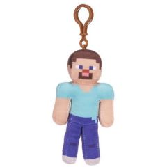 Minecraft Steve 12cm Bag Clip Pehmolelu Avaimenperä
