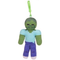 Minecraft Zombie 12cm Bag Clip Pehmolelu Avaimenperä
