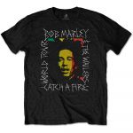 Bob Marley Rasta Scratch T-paita