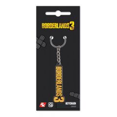 Borderlands 3 Logo metallinen avaimenperä