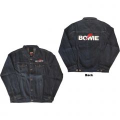 David Bowie Flash Logo Denim Takki