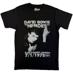David Bowie Heroes Earls Court T-paita