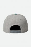 Brixton Crest C MP Snapback lippis dark heather grey/dark green