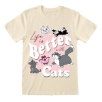 Disney Life Is Better With Cats T-paita