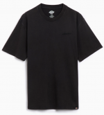 Dickies Plentywood dble dye/acid wash black T-paita