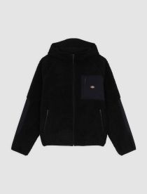 Dickies Central High Pile Hooded black Takki