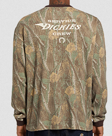 Dickies Bradenton Waffle camouflage Pitkähihainen paita