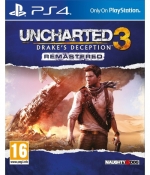 Uncharted 3 Drakes Deception Remastered PS4 *käytetty*