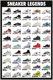 Sneaker Legends 61 x 91cm Juliste (170)