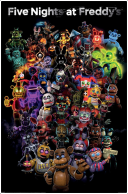 Five Nights at Freddys Collage 61 x 91cm Juliste (240)