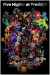 Five Nights at Freddys Collage 61 x 91cm Juliste (240)