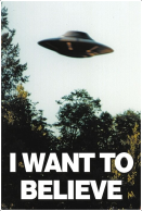 The X-Files I Want To Believe 61 x 91,5cm Juliste (246)