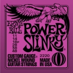 ERNIEBALL EB2220 Sähkökitaran kielisarja 011, 014, 018p, 028, 038, 048.