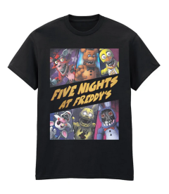 Five Nights at Freddys Withered Group T-paita