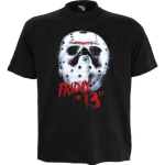 Friday the 13th White Mask T-paita