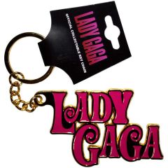 Lady Gaga Swirly Logo Avaimenperä