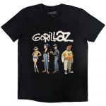 Gorillaz Spray Logo Group T-paita