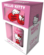 Hello Kitty My Heart Lahjapakkaus (muki, lasinalunen ja avaimenperä)