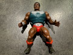 Mattel Masters of the Universe He-Man Clamp Champ Action Figuuri *käytetty*
