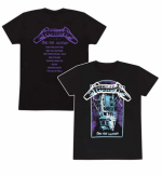 Metallica Ride the Lightning Anniversary Track List T-paita
