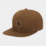 Carhartt WIP Logo Cap Lippis Hamilton Brown