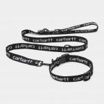 Carhartt WIP Script Dog Leash & Collar Koiran Hihna ja Kaulapanta Black/White