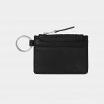 Carhartt WIP Leather Wallet with m Ring Lompakko Black