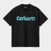 Carhartt WIP S/S Bubbles black/turquoise T-paita