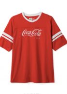 Brixton x Coca-Cola Classic Football coke red T-paita