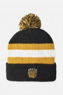 Brixton Kit Pom Beanie  Black/Off White/Bright Gold Pipo