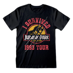 Jurassic Park I Survived 1993 T-paita