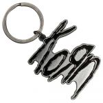 Korn Logo Metallinen Avaimenperä