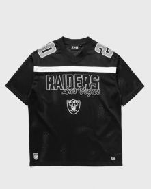 New Era NFL Mesh Graphic Jersey Las Vegas Raiders black T-paita