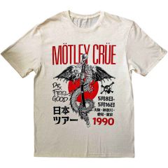 Mötley Crue Dr. Feelgood Japanese Tour 90 T-paita