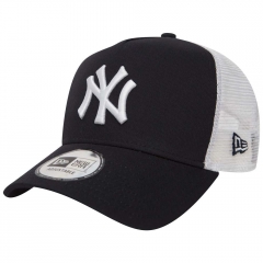 New Era - NY Yankees Clean Trucker Snapback Navy-Valkoinen